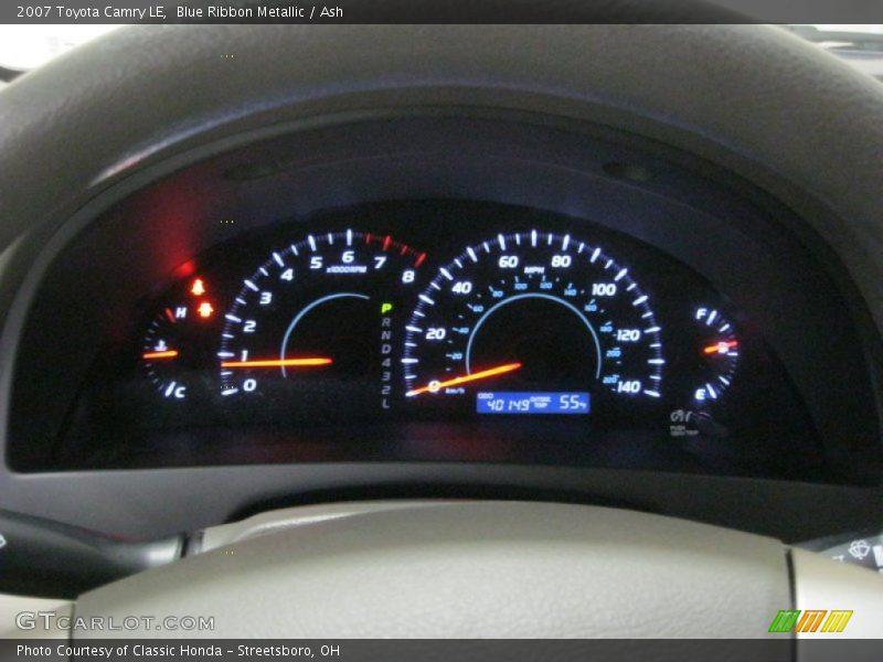 Blue Ribbon Metallic / Ash 2007 Toyota Camry LE