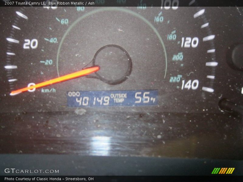 Blue Ribbon Metallic / Ash 2007 Toyota Camry LE
