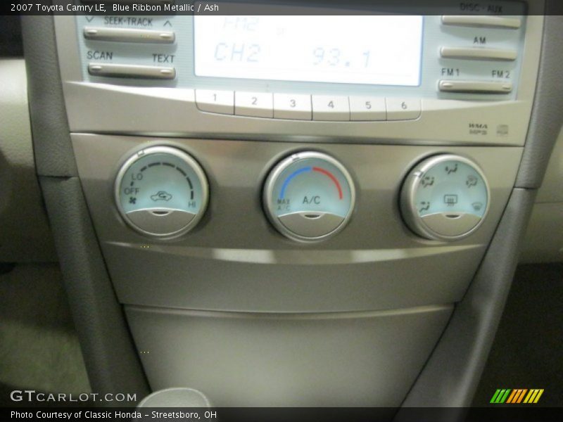 Blue Ribbon Metallic / Ash 2007 Toyota Camry LE