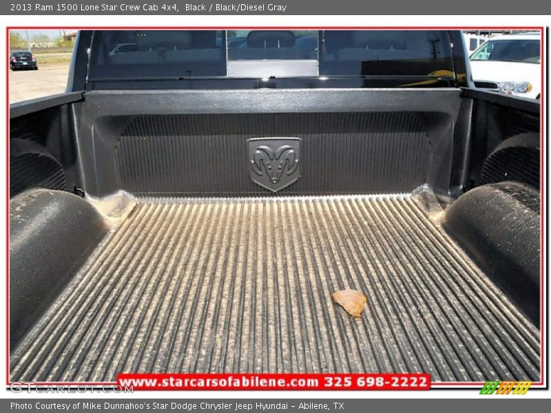 Black / Black/Diesel Gray 2013 Ram 1500 Lone Star Crew Cab 4x4