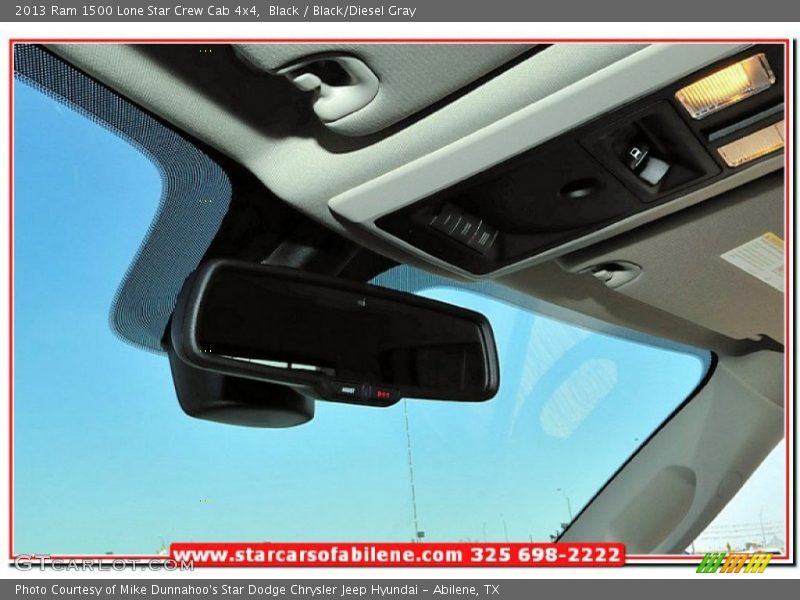 Black / Black/Diesel Gray 2013 Ram 1500 Lone Star Crew Cab 4x4