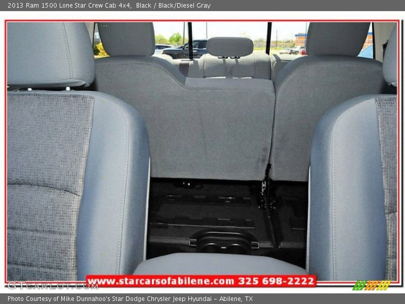 Black / Black/Diesel Gray 2013 Ram 1500 Lone Star Crew Cab 4x4
