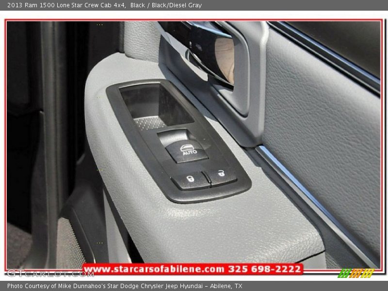 Black / Black/Diesel Gray 2013 Ram 1500 Lone Star Crew Cab 4x4