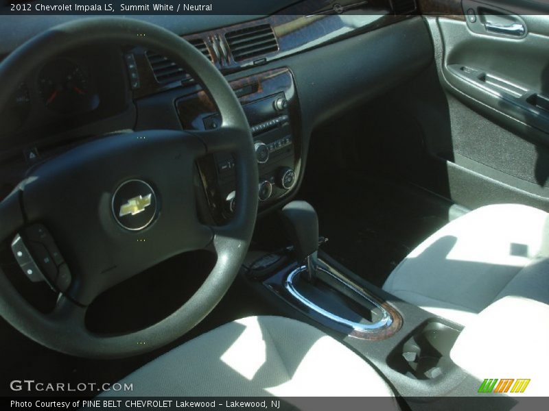 Summit White / Neutral 2012 Chevrolet Impala LS