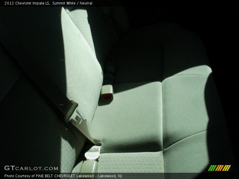 Summit White / Neutral 2012 Chevrolet Impala LS