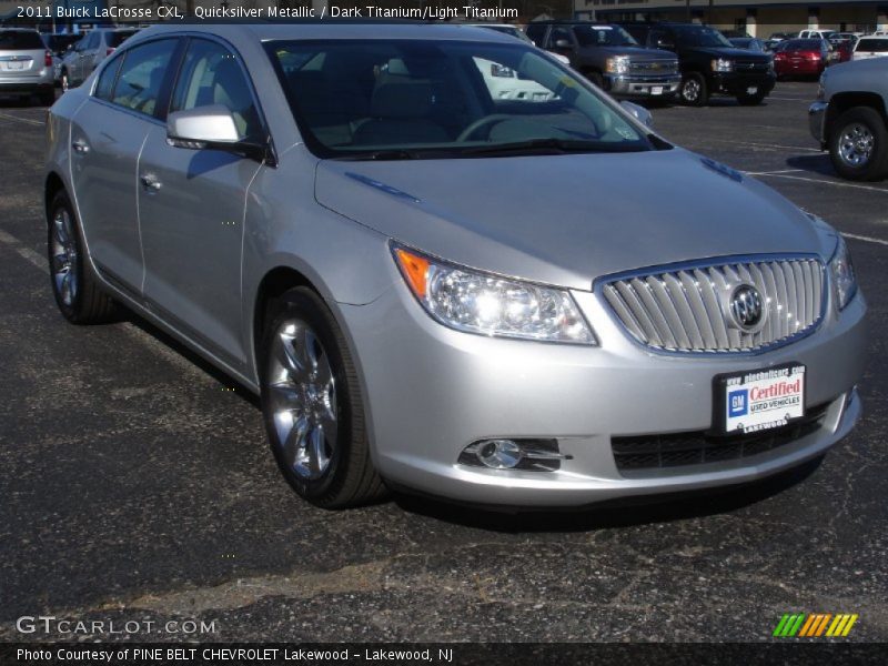 Quicksilver Metallic / Dark Titanium/Light Titanium 2011 Buick LaCrosse CXL