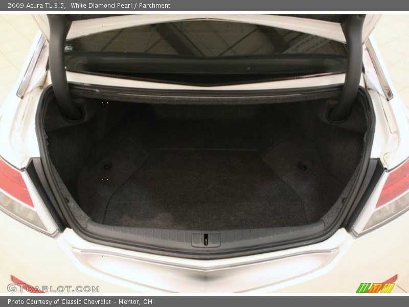 White Diamond Pearl / Parchment 2009 Acura TL 3.5