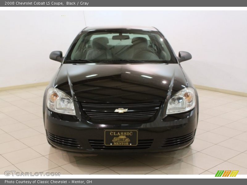 Black / Gray 2008 Chevrolet Cobalt LS Coupe