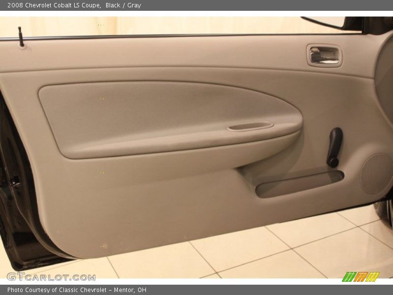 Black / Gray 2008 Chevrolet Cobalt LS Coupe