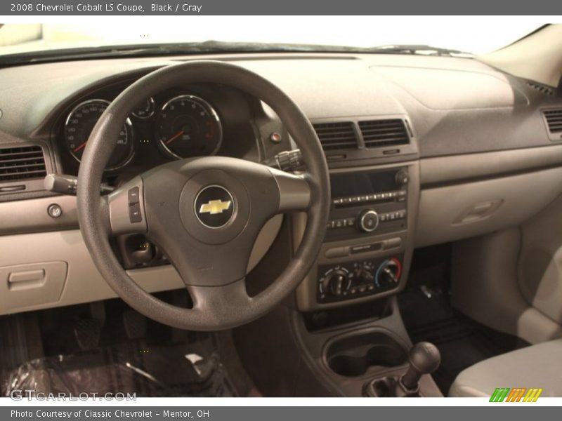 Dashboard of 2008 Cobalt LS Coupe