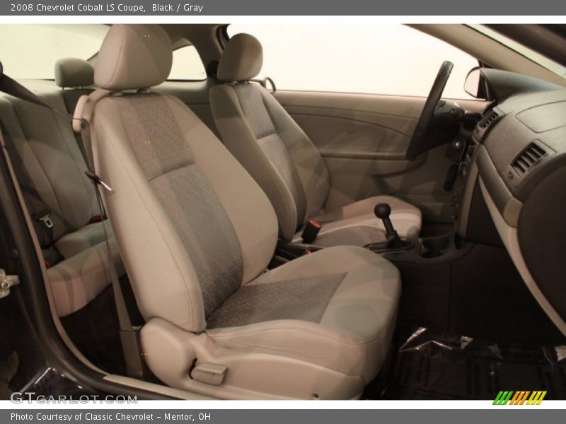 Black / Gray 2008 Chevrolet Cobalt LS Coupe