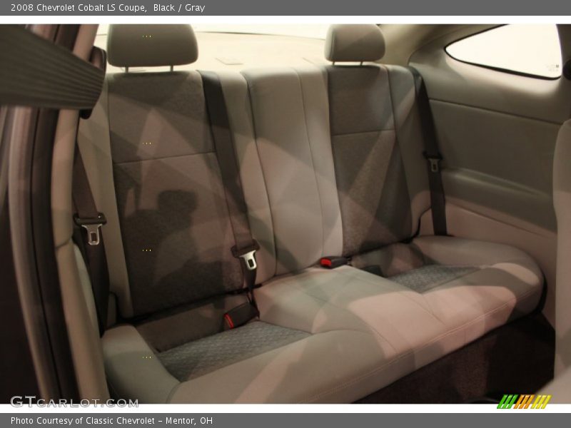 Rear Seat of 2008 Cobalt LS Coupe