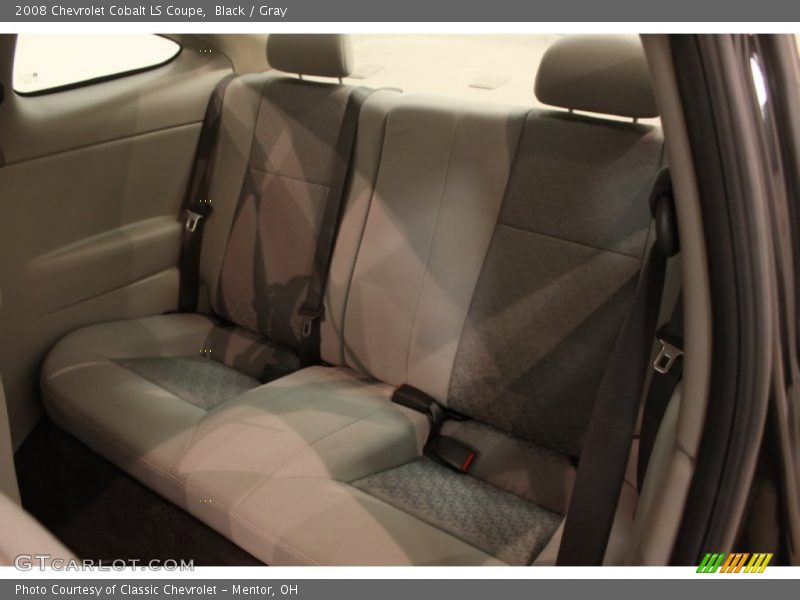 Black / Gray 2008 Chevrolet Cobalt LS Coupe