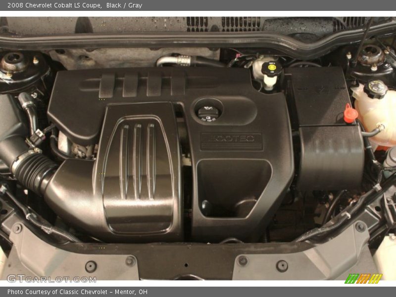 Black / Gray 2008 Chevrolet Cobalt LS Coupe