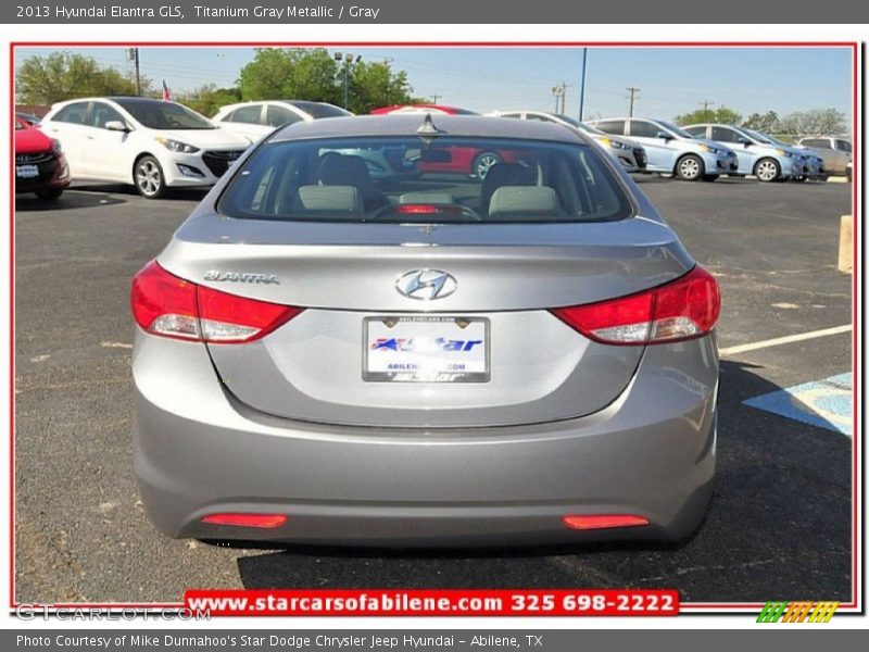 Titanium Gray Metallic / Gray 2013 Hyundai Elantra GLS