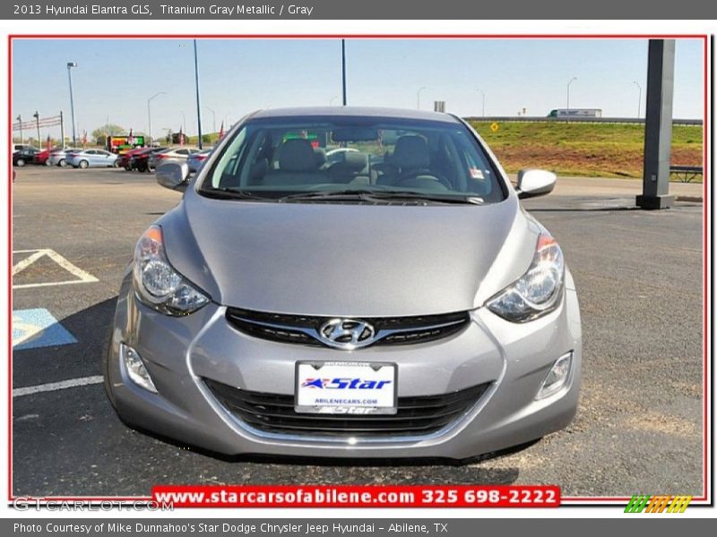 Titanium Gray Metallic / Gray 2013 Hyundai Elantra GLS