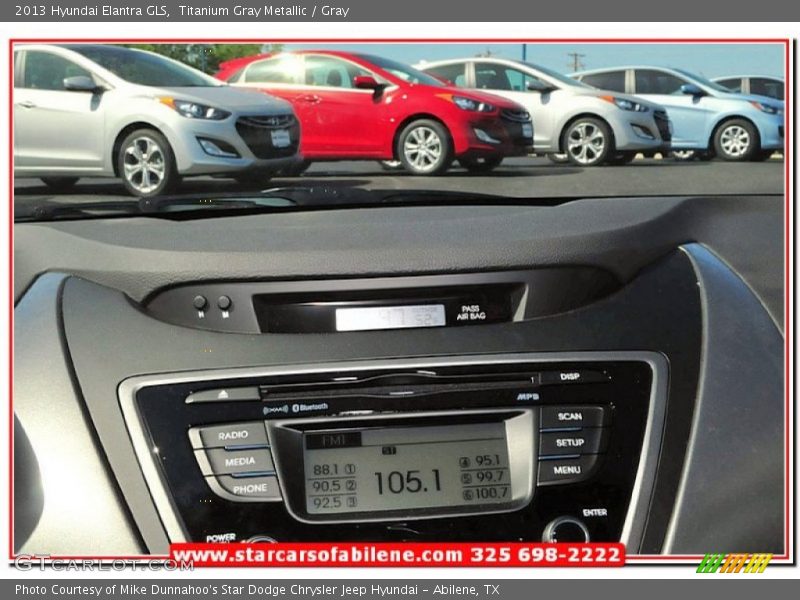 Titanium Gray Metallic / Gray 2013 Hyundai Elantra GLS