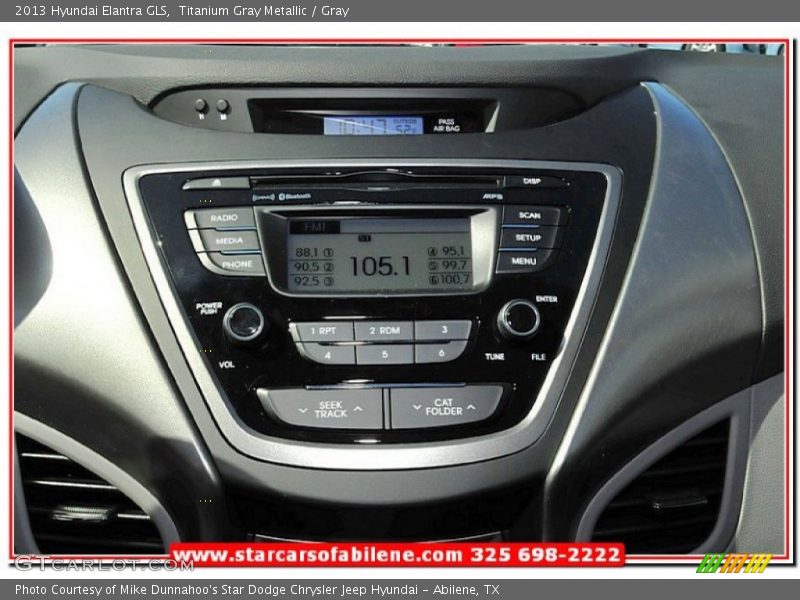 Titanium Gray Metallic / Gray 2013 Hyundai Elantra GLS