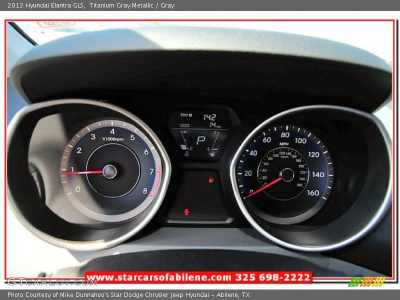 Titanium Gray Metallic / Gray 2013 Hyundai Elantra GLS