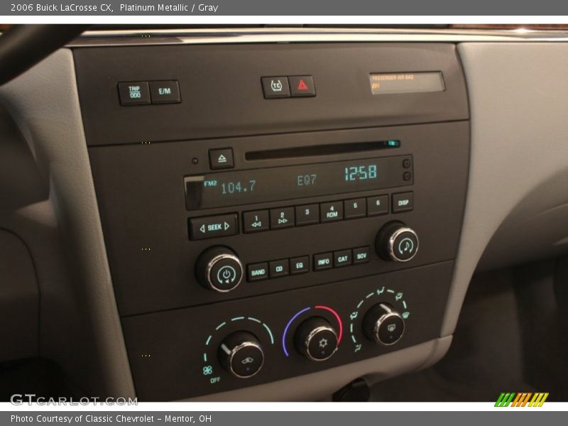 Controls of 2006 LaCrosse CX