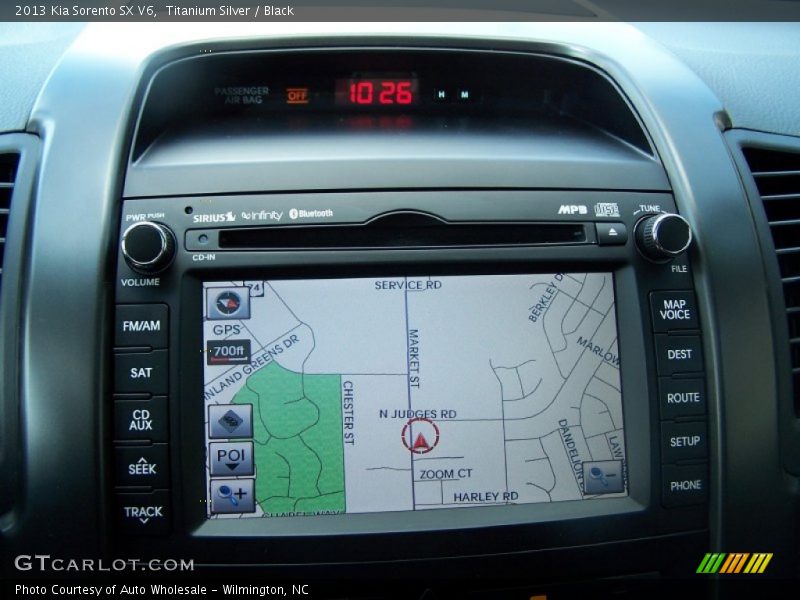 Titanium Silver / Black 2013 Kia Sorento SX V6