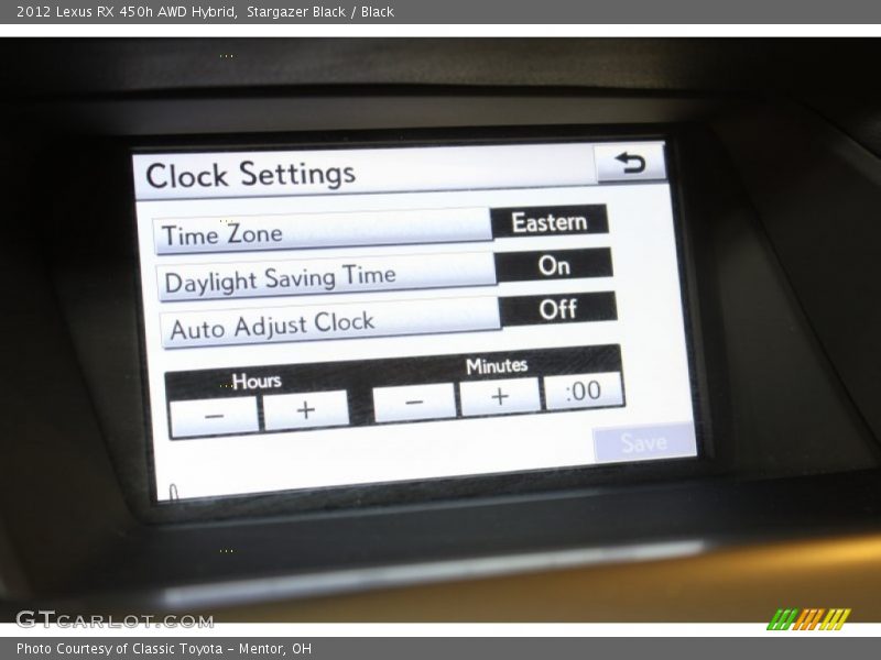 Stargazer Black / Black 2012 Lexus RX 450h AWD Hybrid