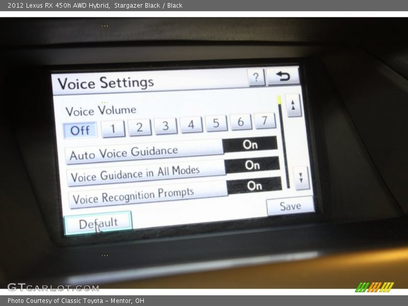 Stargazer Black / Black 2012 Lexus RX 450h AWD Hybrid