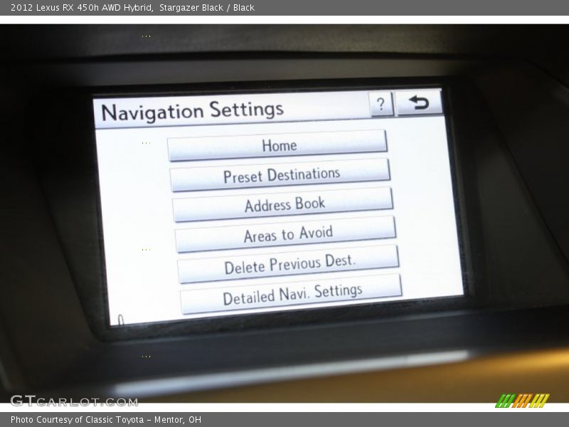 Stargazer Black / Black 2012 Lexus RX 450h AWD Hybrid