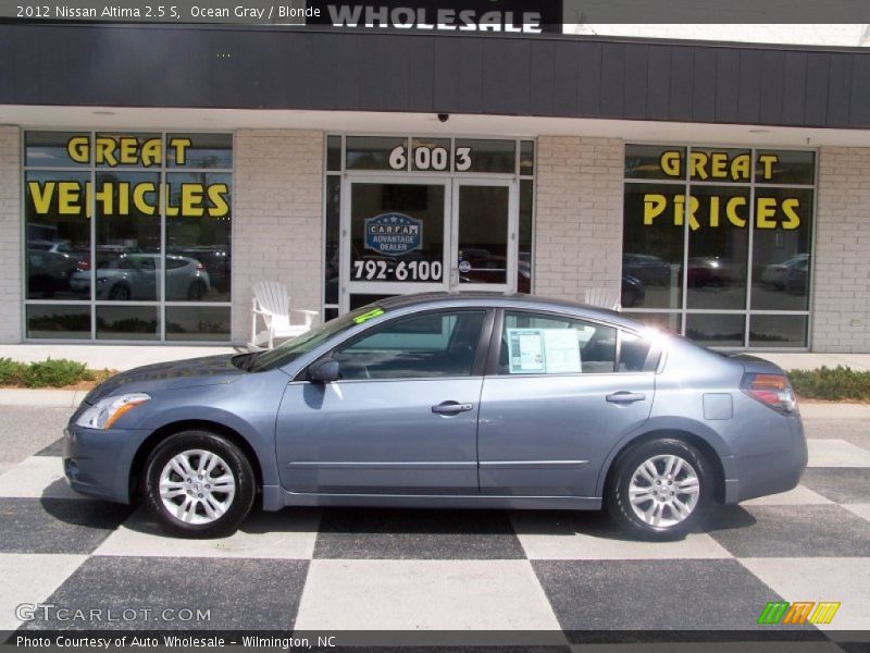 Ocean Gray / Blonde 2012 Nissan Altima 2.5 S