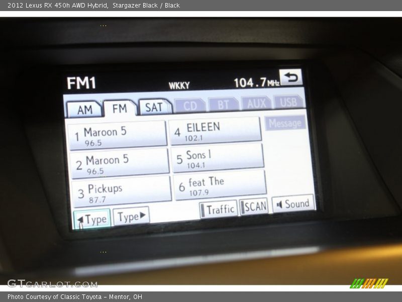 Stargazer Black / Black 2012 Lexus RX 450h AWD Hybrid