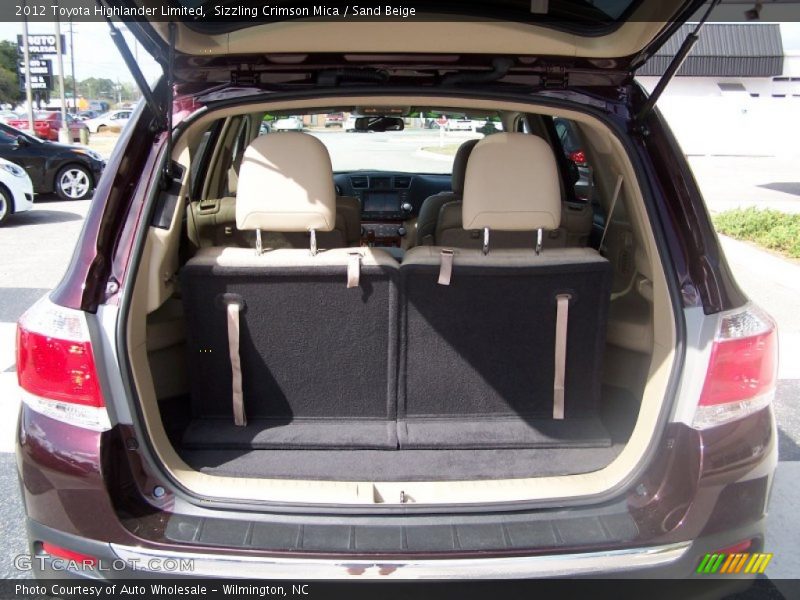 Sizzling Crimson Mica / Sand Beige 2012 Toyota Highlander Limited