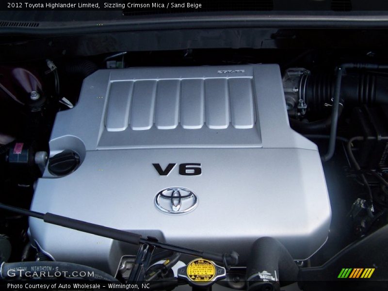 Sizzling Crimson Mica / Sand Beige 2012 Toyota Highlander Limited