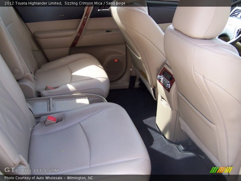 Sizzling Crimson Mica / Sand Beige 2012 Toyota Highlander Limited