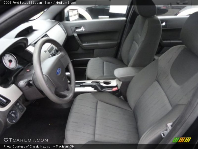 Black / Medium Stone 2008 Ford Focus SE Sedan