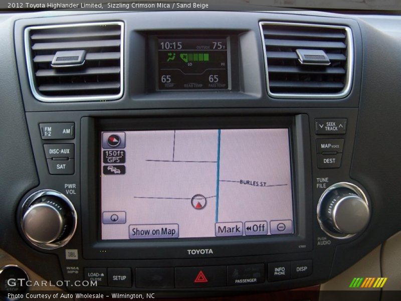 Sizzling Crimson Mica / Sand Beige 2012 Toyota Highlander Limited