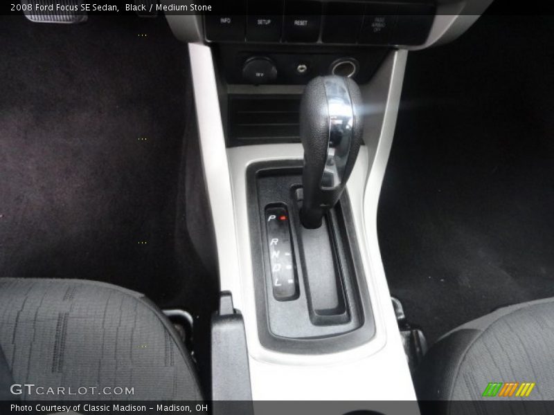 Black / Medium Stone 2008 Ford Focus SE Sedan