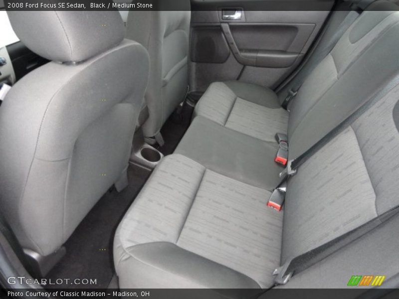 Black / Medium Stone 2008 Ford Focus SE Sedan