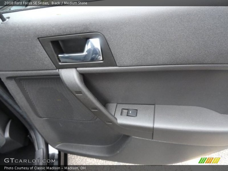 Black / Medium Stone 2008 Ford Focus SE Sedan