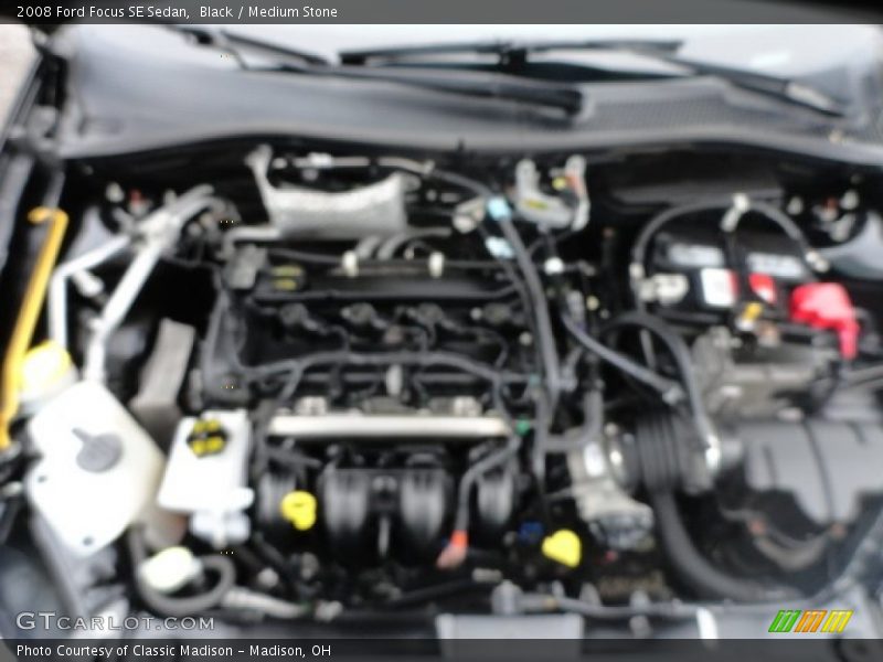 Black / Medium Stone 2008 Ford Focus SE Sedan