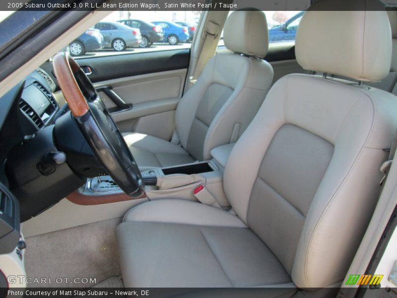 Satin White Pearl / Taupe 2005 Subaru Outback 3.0 R L.L. Bean Edition Wagon