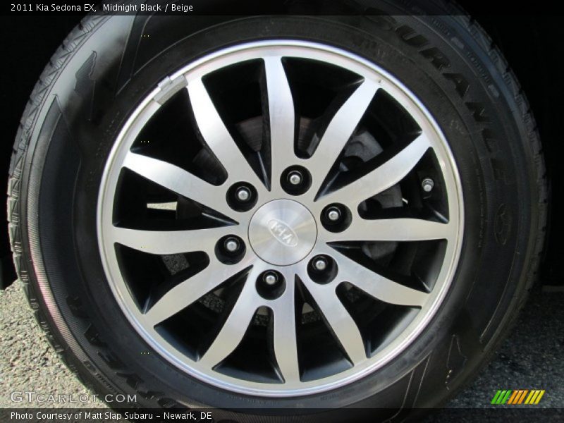 Midnight Black / Beige 2011 Kia Sedona EX