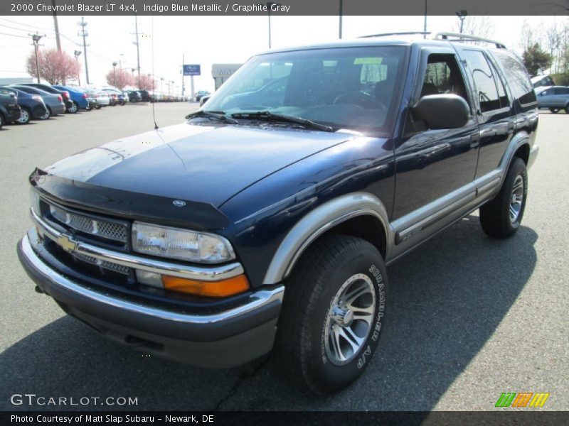 Indigo Blue Metallic / Graphite Gray 2000 Chevrolet Blazer LT 4x4