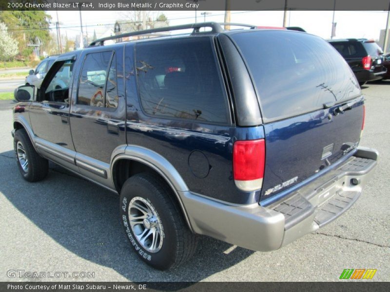 Indigo Blue Metallic / Graphite Gray 2000 Chevrolet Blazer LT 4x4