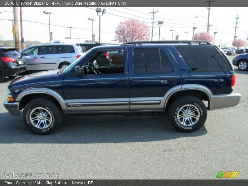 Indigo Blue Metallic / Graphite Gray 2000 Chevrolet Blazer LT 4x4