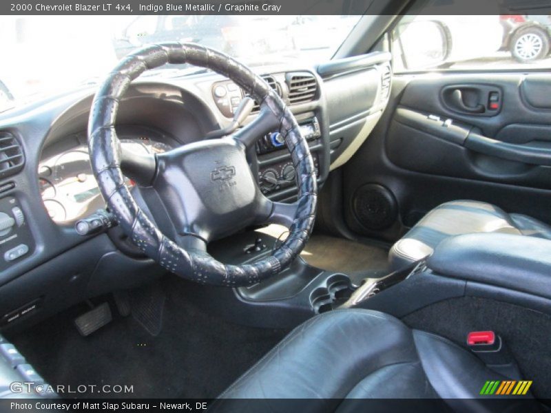 Indigo Blue Metallic / Graphite Gray 2000 Chevrolet Blazer LT 4x4
