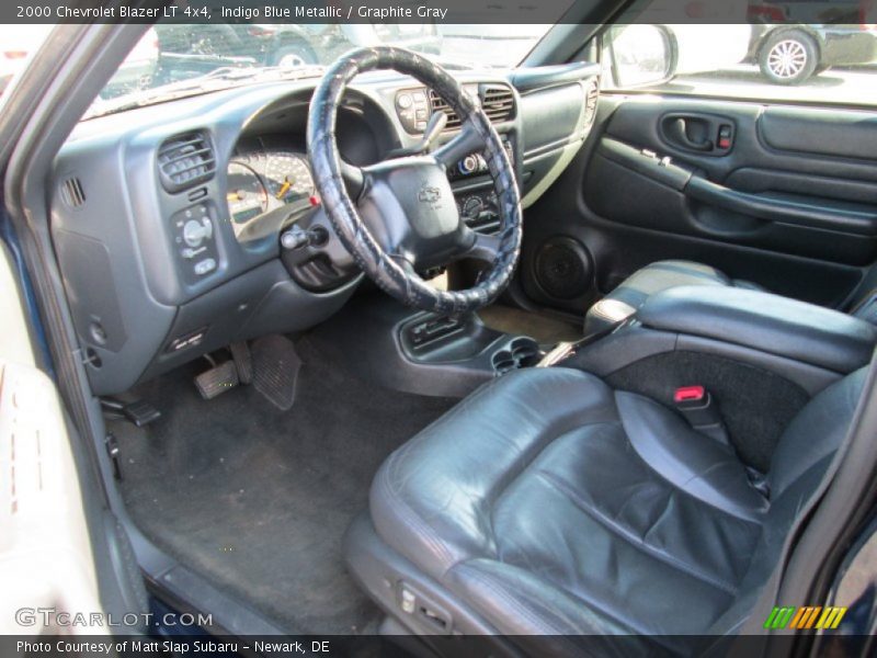 Indigo Blue Metallic / Graphite Gray 2000 Chevrolet Blazer LT 4x4