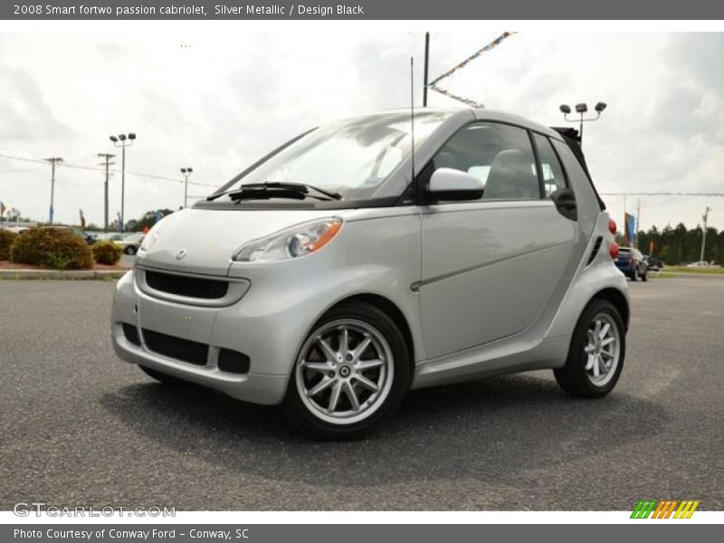 Silver Metallic / Design Black 2008 Smart fortwo passion cabriolet