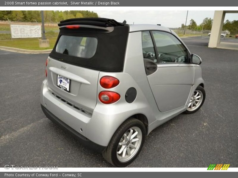 Silver Metallic / Design Black 2008 Smart fortwo passion cabriolet