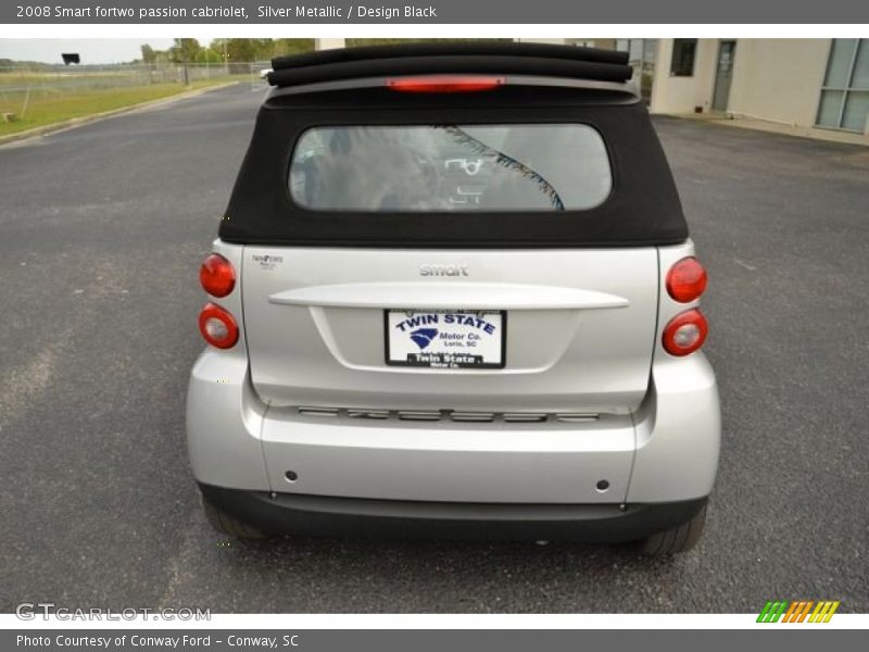 Silver Metallic / Design Black 2008 Smart fortwo passion cabriolet