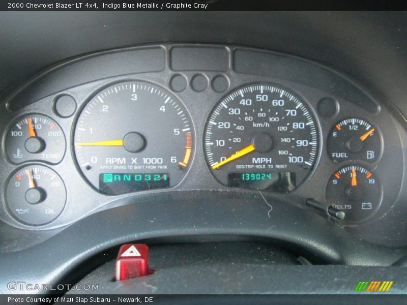  2000 Blazer LT 4x4 LT 4x4 Gauges